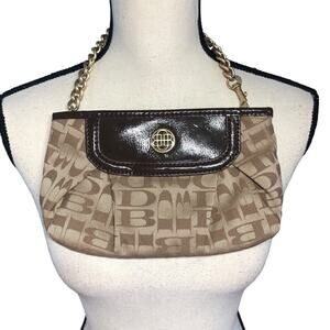Dana Buchanan monogram purse  with gold chain